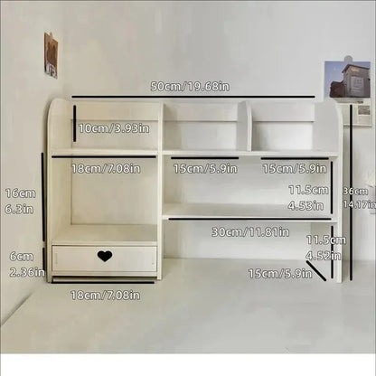 📂 Double-Layer Desktop Storage Shelf & Desk Organizer
