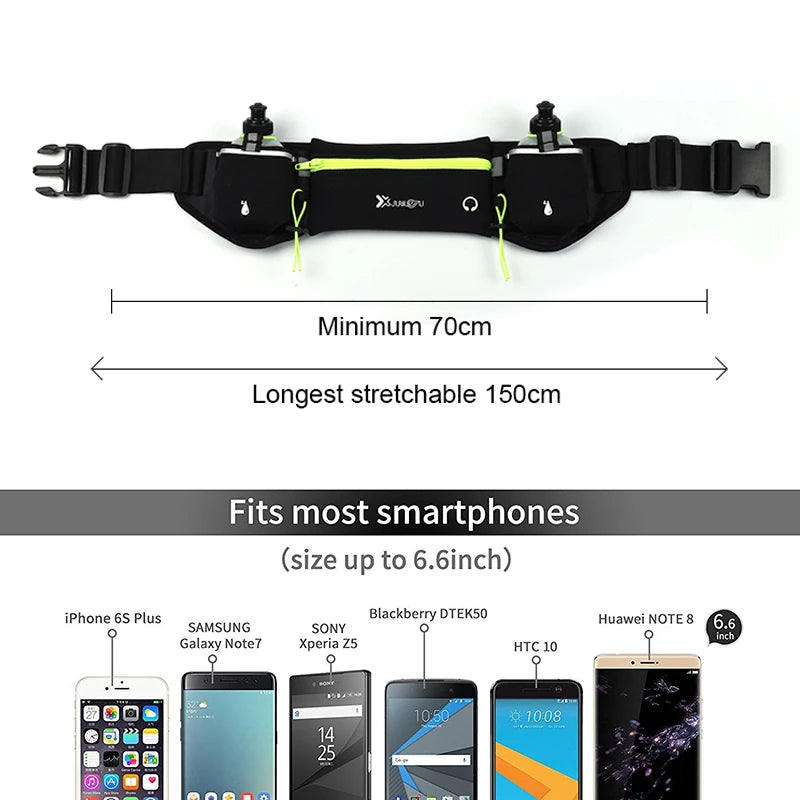 🏃‍♂️ Dual-Pocket Marathon Running Belt