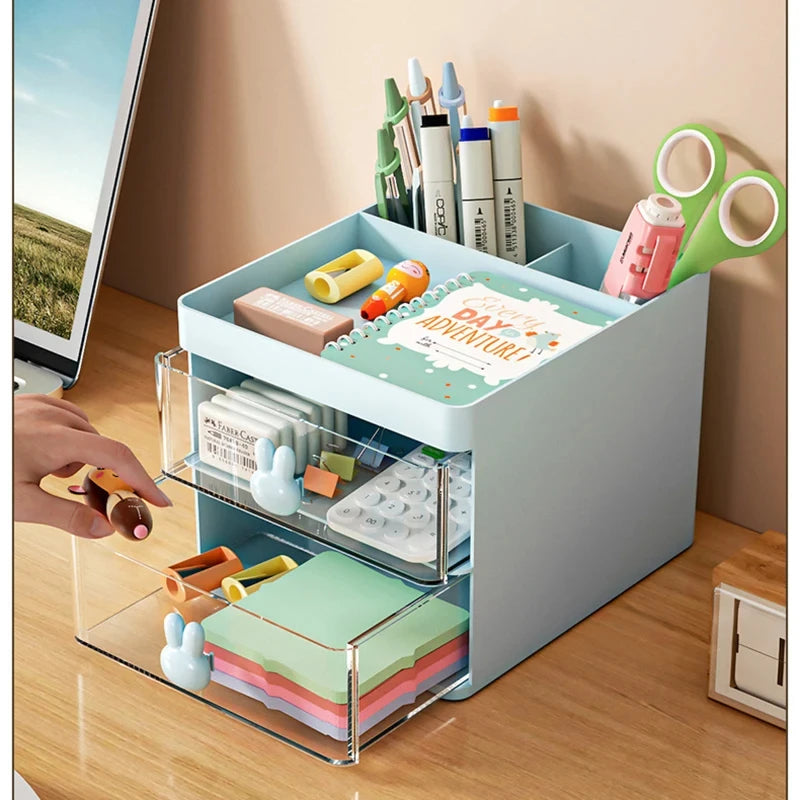 ⚡ Multi-Functional Office Desk & Makeup Organizer for Stationery