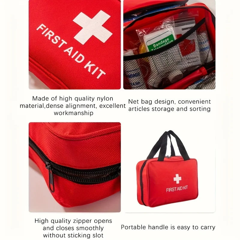 🏥 260-Piece Deluxe First Aid Kit for Home & Outdoor Safety