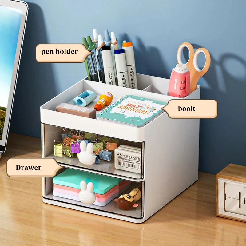⚡ Multi-Functional Office Desk & Makeup Organizer for Stationery