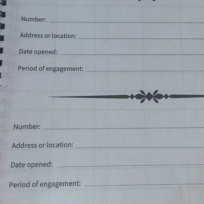 Family Emergency & Peace of Mind Legacy Planner Notebook