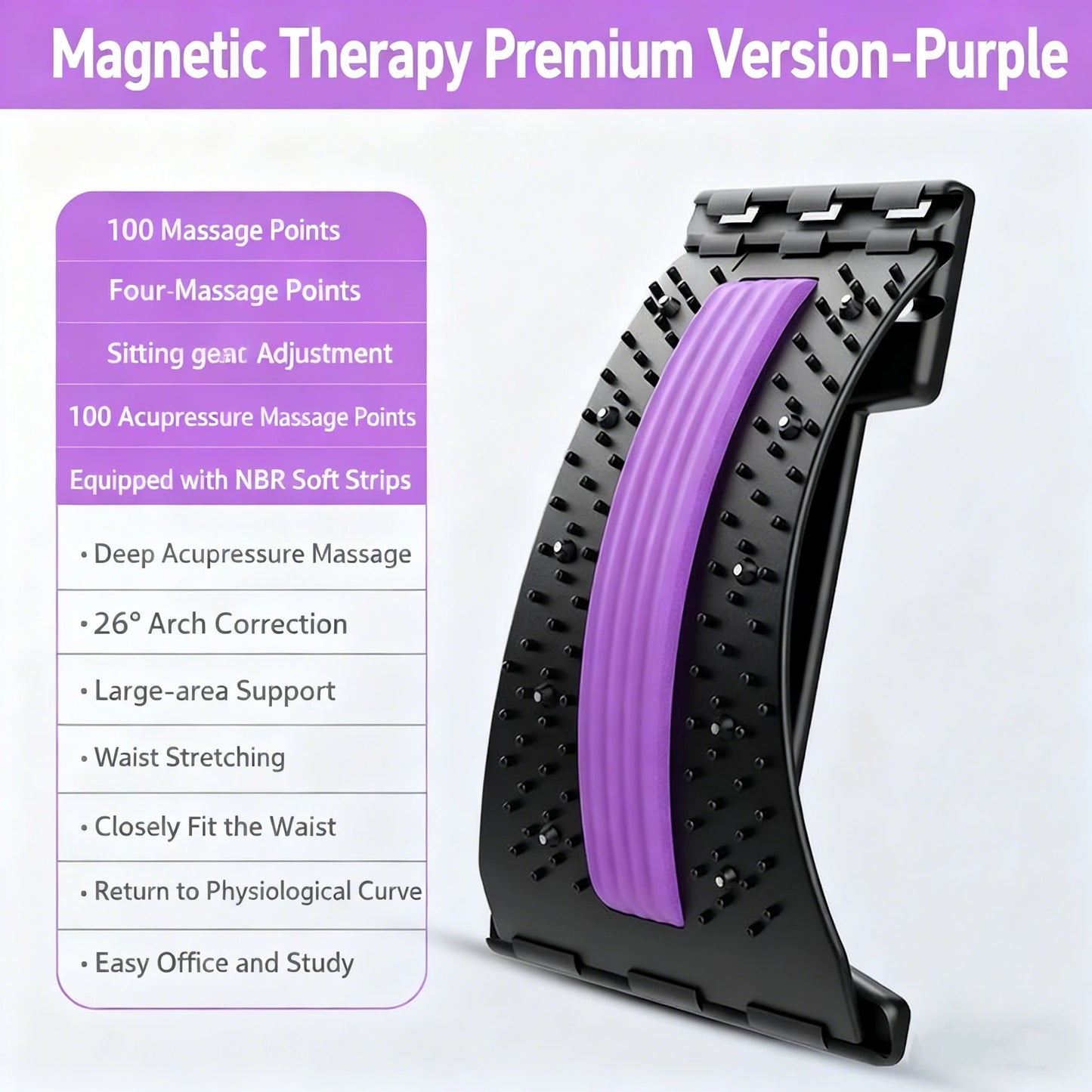 Orthopedic Lumbar Back Stretcher & Massager