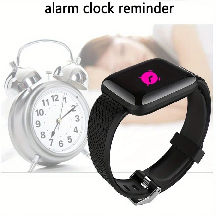 ⚡ Smart Fitness Watch with Message Reminders for Android & iOS