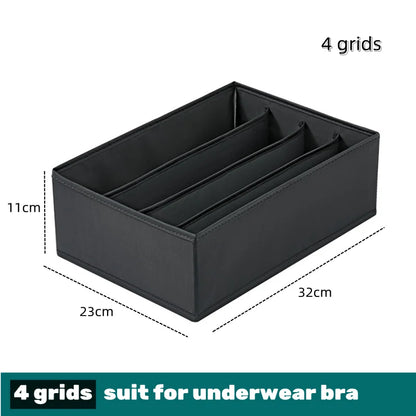 📂 Multi-Grid Wardrobe Organizer & Drawer Divider Box