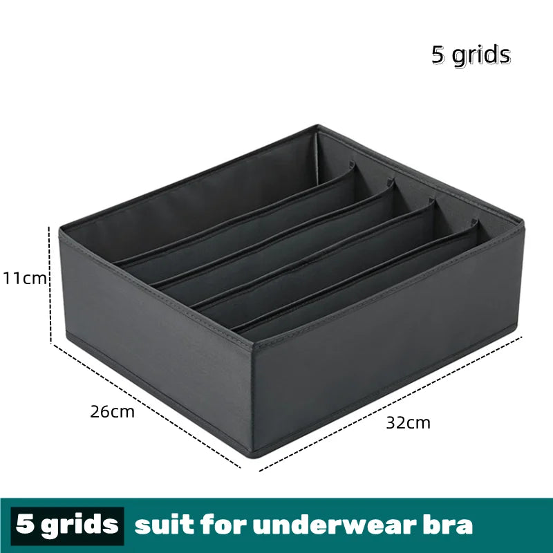 📂 Multi-Grid Wardrobe Organizer & Drawer Divider Box
