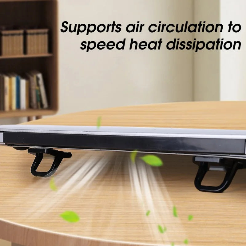 Mini Portable Laptop Stand Feet for Desk (2-Piece Set)
