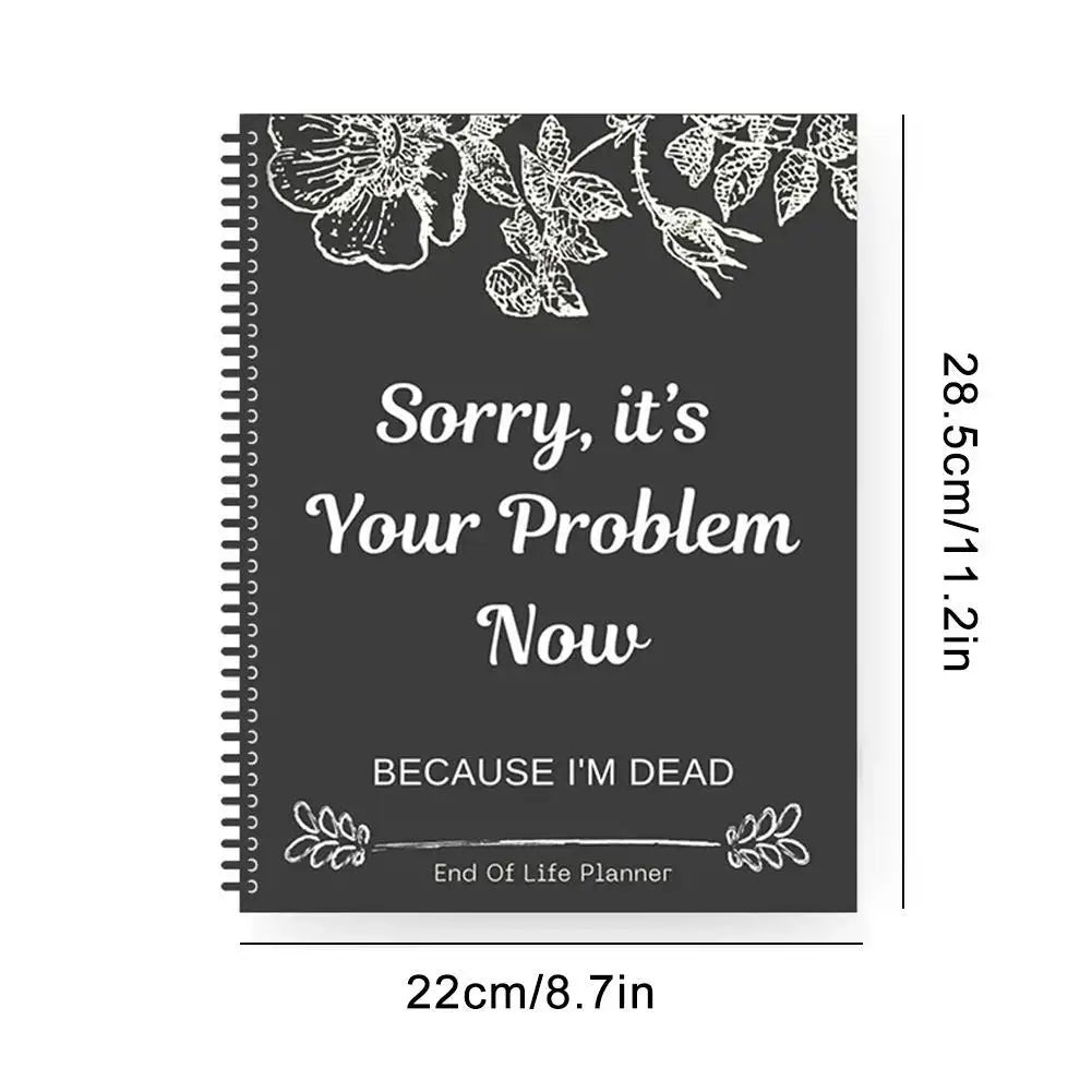 Family Emergency & Peace of Mind Legacy Planner Notebook