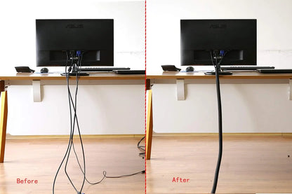 ⚡ Flexible Cable Management Sleeve for Home, Office, and Auto Wiring