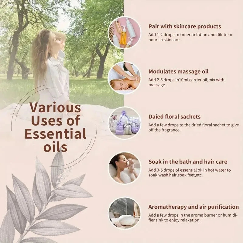 🌿 Pure Lavender Calming Massage Essence Oil (100ml)