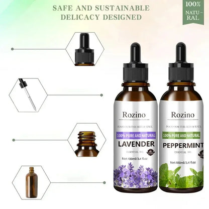 🌿 Pure Lavender Calming Massage Essence Oil (100ml)