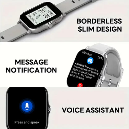 ⚡ LAXASFIT Smart Sports Fitness Watch with Bluetooth Call