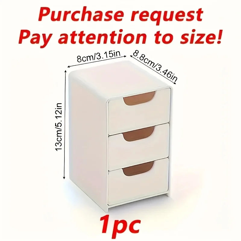 ⚡ 3-Layer Portable Storage Caddy for Office Supplies & Cosmetics