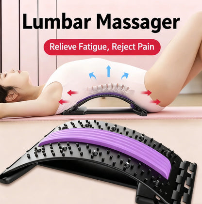 Orthopedic Lumbar Back Stretcher & Massager